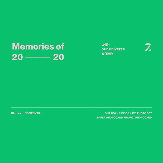 BTS MEMORIES OF 2020 BLURAY