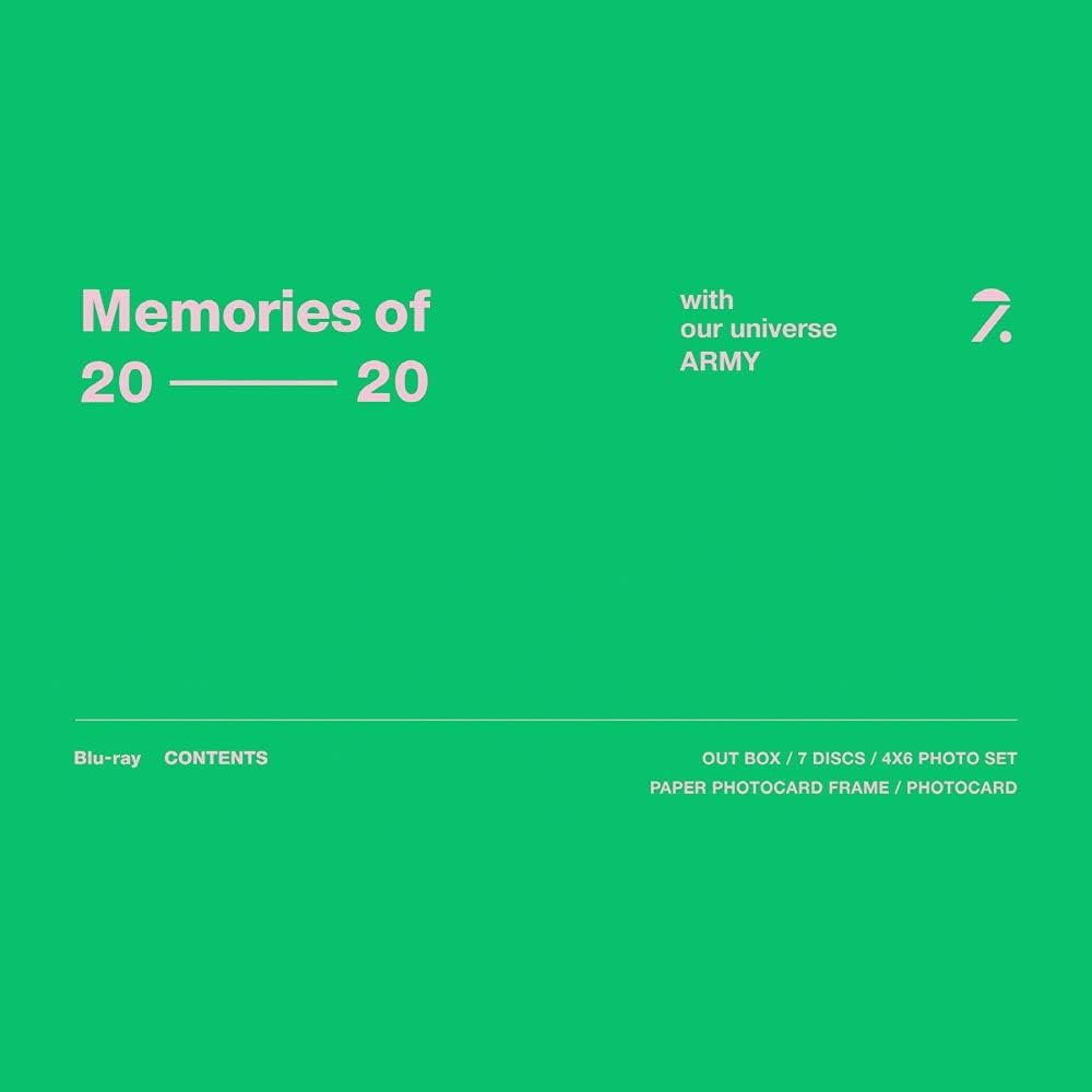 BTS MEMORIES OF 2020 BLURAY