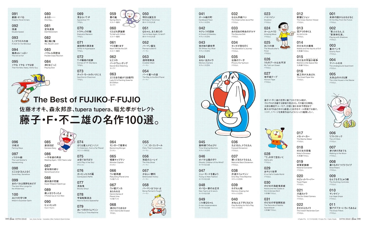 CASA BRUTUS | The Best of FUJIKO  F. FUJIO - Doraemon