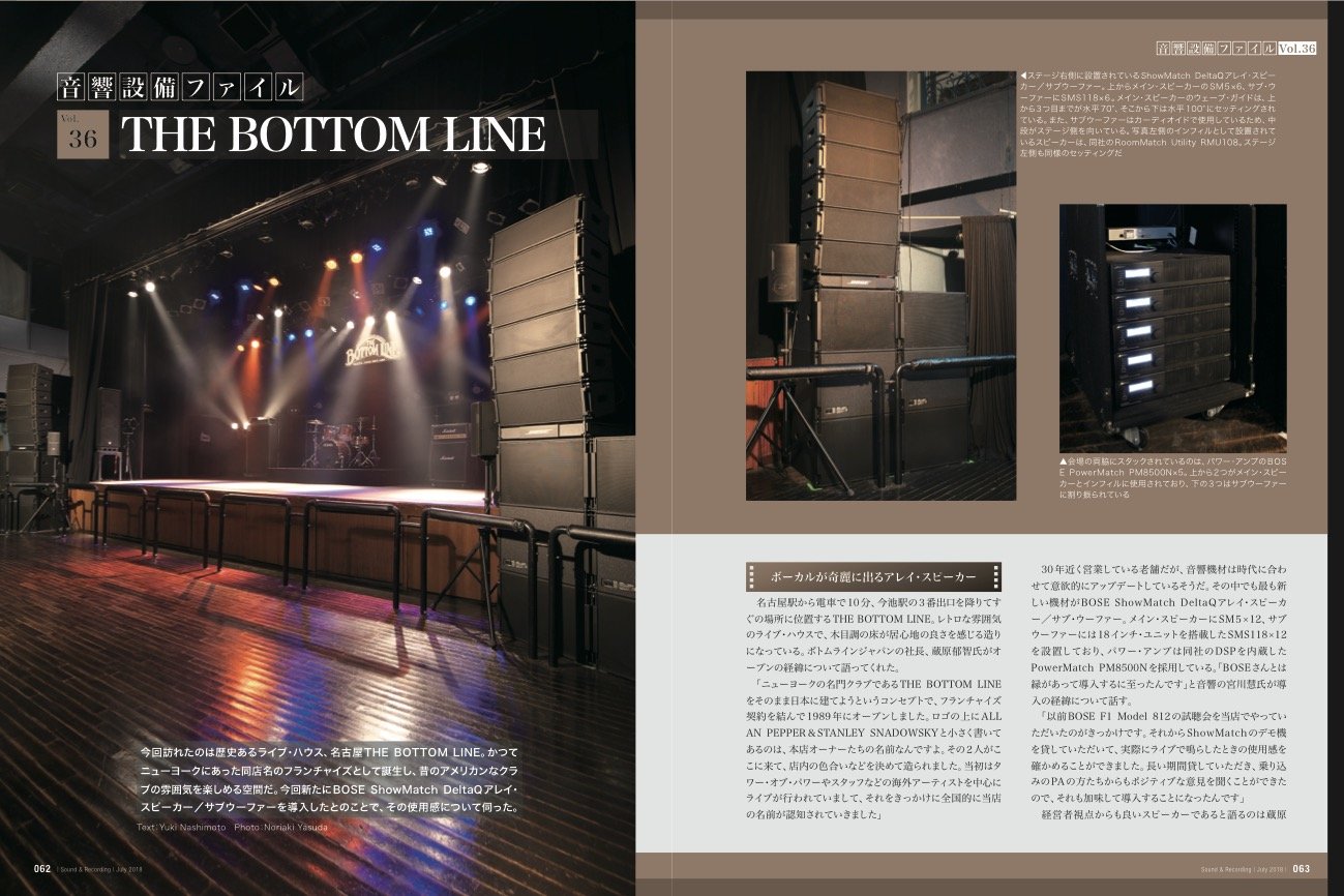 Sound & Recording 2018.07